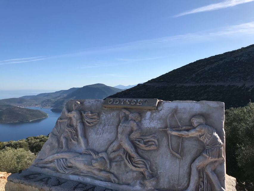 From Kefalonia: Ithaca Island Full-Day Bus Tour - Kathara Monastery and the island from above