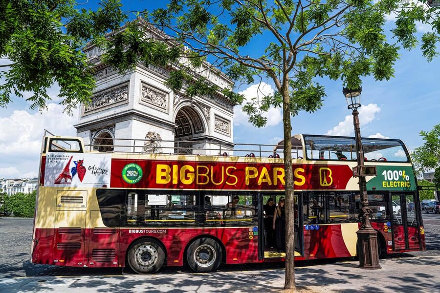 From London: Paris by Rail with Sightseeing Bus and Cruise - Seeing Paris from the hop-on hop-off bus