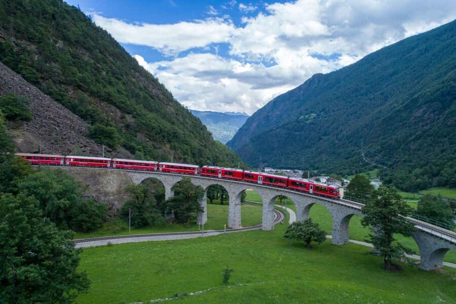 From Milan: Bernina Express Train and St. Moritz Tour by Bus - Tirano gives you a short Italian pause