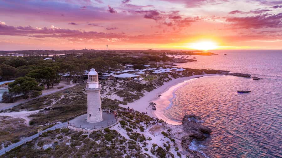 From Perth: Rottnest Island Ferry & Bus Day Tour - Arriving at Thomson Bay