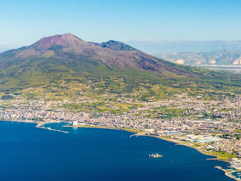 From Pompeii: Mount Vesuvius Hike & Tour by Bus - Looking into the crater