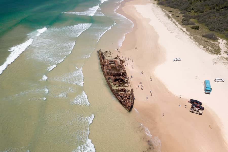 From Rainbow Beach: K'gari, Fraser Island Two-Day Coach Tour - Lake McKenzie and the island’s famous white sand