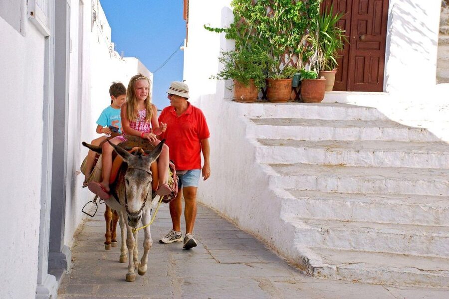 From Rhodes City: Evening Bus Trip To Lindos - The one-hour ride from Rhodes