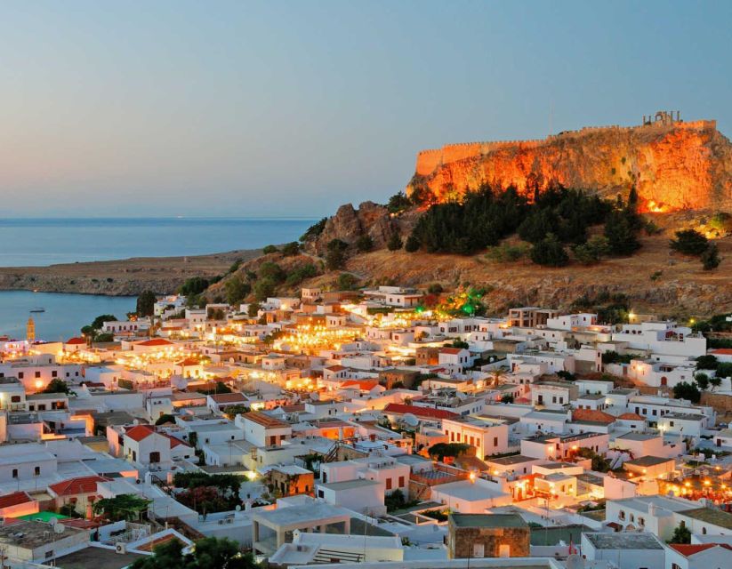 From Rhodes City: Evening Bus Trip To Lindos - The Acropolis and Church of Panagia