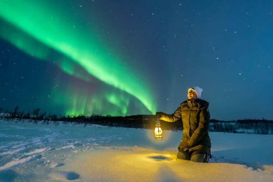 From Tromsø: Aurora Minibus Chase with Portrait and Hot Meal - Group size, guides, and the feel of the evening