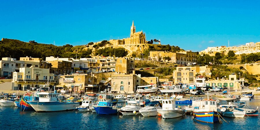 From Valetta: Catamaran Tour with Hop-On, Hop-Off Gozo Tour - The 45-minute crossing from Valletta Grand Harbour