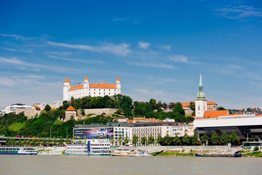 From Vienna: Guided Tour to Bratislava with Speed Boat Ride - A First Walk Through Bratislava Old Town