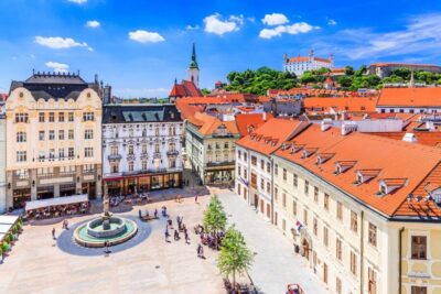 Roundtrip Bus to Bratislava with Walking Tour