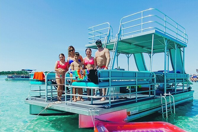 Full Day Double Decker Pontoon Boat Rental- Fort Walton Beach - What the double-decker pontoon gives you