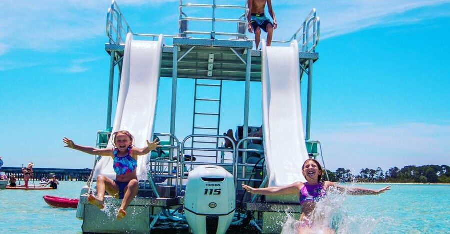Full Day Double Decker Pontoon Boat Rental- Okaloosa Island - Why this double-decker pontoon works for a full day