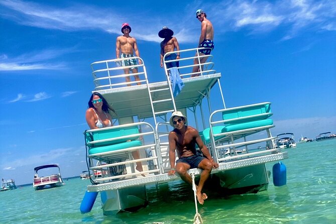 Full Day Double Decker Pontoon Rental in Okaloosa Island - Starting at 1198 Miracle Strip Parkway