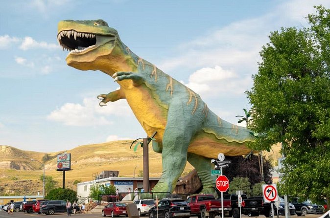 Full Day Drumheller Tour from Calgary by Coach - The World’s Largest Dinosaur: a playful finale