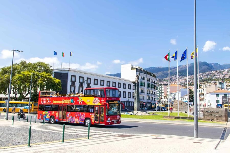 Funchal: City Sightseeing Hop-On Hop-Off Bus Tour - The red route from Avenida do Mar to Câmara de Lobos