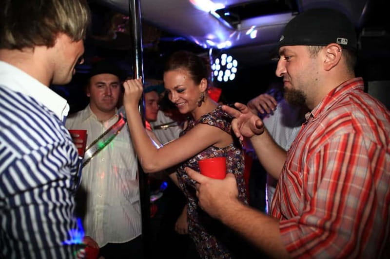 Gdańsk: 1-Hour Private Party Bus with Vodka Package - What the one-hour party bus is really like
