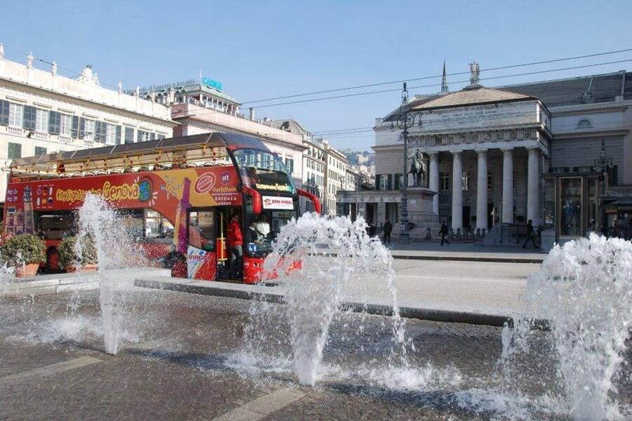 Genoa: Hop-on Hop-off Tour Ticket - Blue Coastline Route: waterfront views and Boccadasse