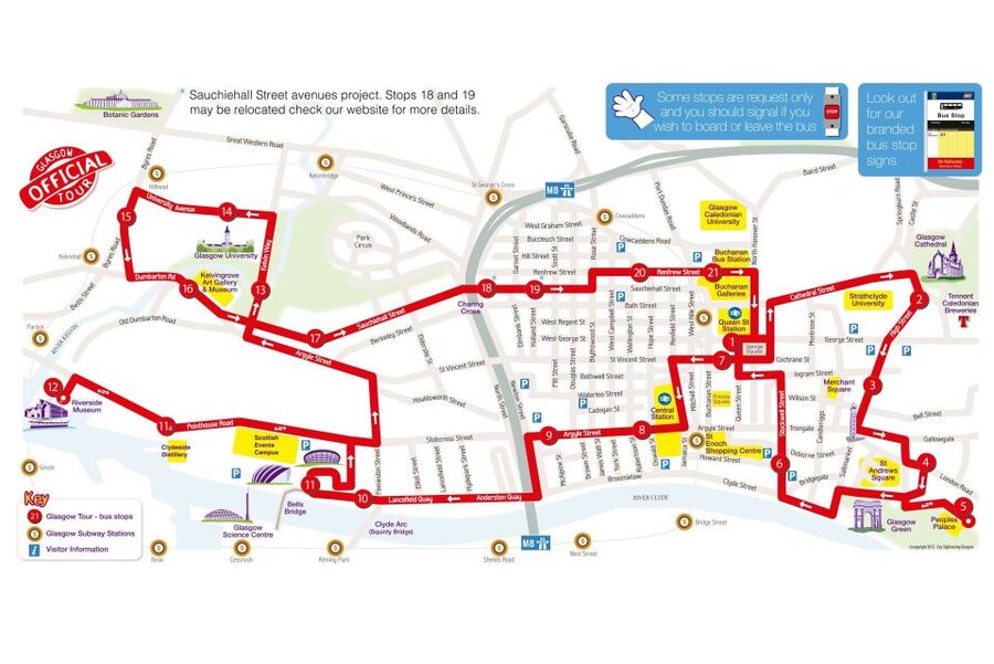 Glasgow: City Sightseeing Hop-On Hop-Off Bus Tour - Kelvingrove Art Gallery, the university, and Byres Road