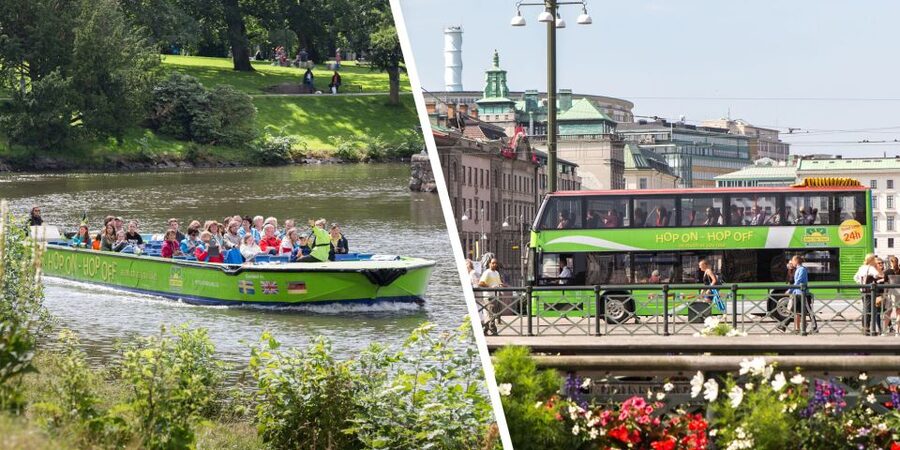 Gothenburg: 24 Hour Hop On–Hop Off Bus and Boat Tour - The bus route from Avenyn to Götaplatsen