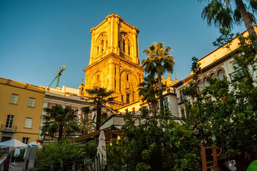 Granada City Train 1 or 2-Day Hop-On Hop-Off Ticket - Arco de Elvira and Hospital Real