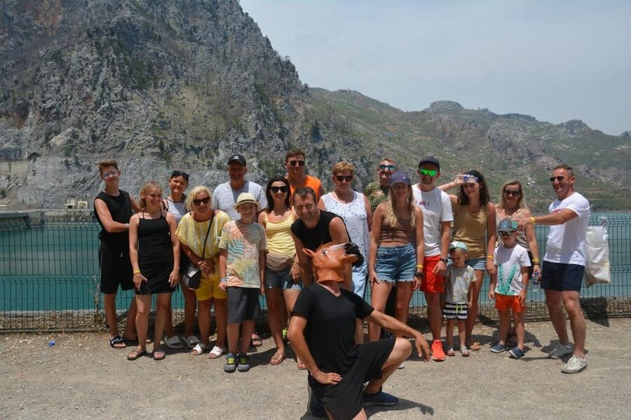 Green Canyon by Cabrio Bus w/ Boat Tour & Lunch from Alanya - Water battles and foam-party energy