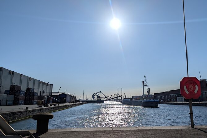 Guided Antwerp Port Tour, in your Car or Minibus - Dock 910 and four views in one place