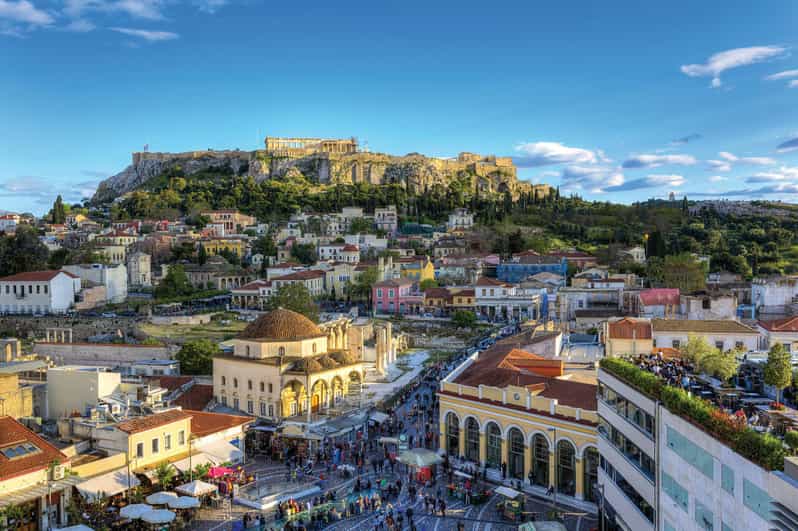 Guided walking tour of Acropolis with bus city tour - Ancient drama at the Theater of Dionysus