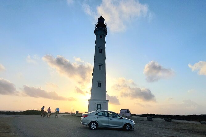 Half-Day Aruba Sightseeing Tour & Beach in an Air-condition Bus - California Lighthouse: a landmark with an uncertain interior visit
