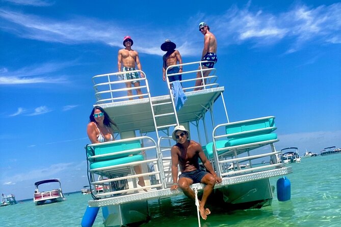 Half Day Double Decker Pontoon Boat Rental from Okaloosa Island - The real value of the $495 price