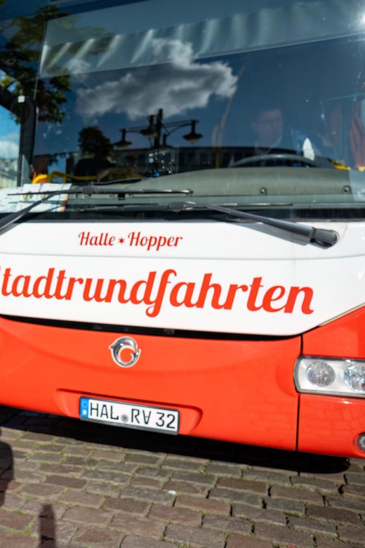 Halle (Saale) : Die Stadtrundfahrt mit dem Bus - Halle in 90 minutes, from Hallmarkt to the Saale