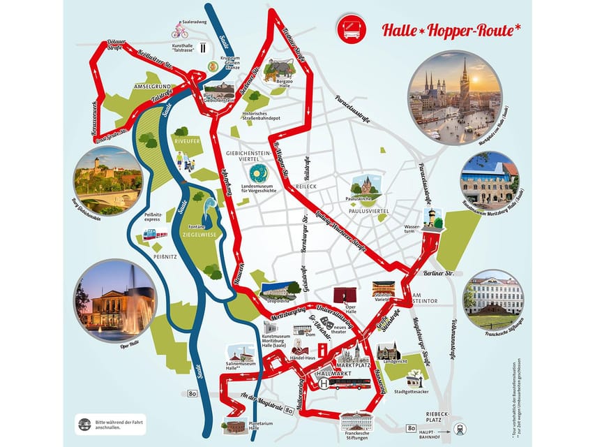 Halle (Saale) : Die Stadtrundfahrt mit dem Bus - The audio guide is the tour’s biggest variable