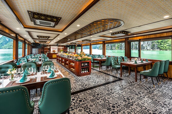 Halong bay 5star Cruise Day Trip: Buffet lunch & Limousine bus - Exploring Sung Sot, or Surprise Cave