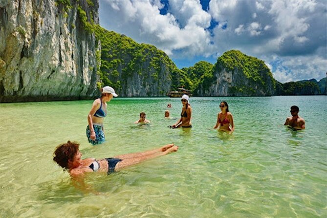 Halong Bay Day Trip 6hour: Buffet Lunch,Limousine bus,small group - Ti Top Island for a swim or a steep viewpoint