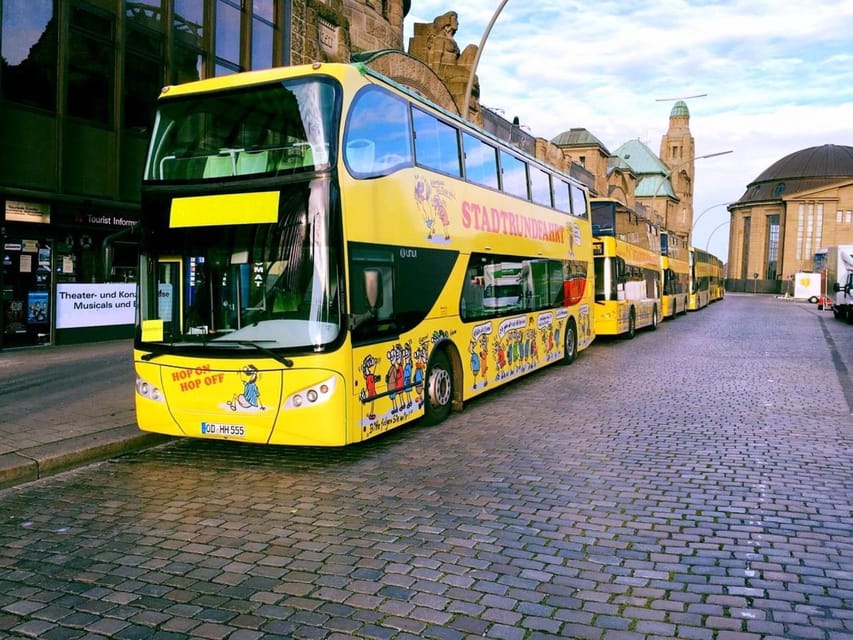 Hamburg: Hop-On Hop-Off Bus Tour Yellow Double Decker - Starting at Landungsbrücken Bridge 4