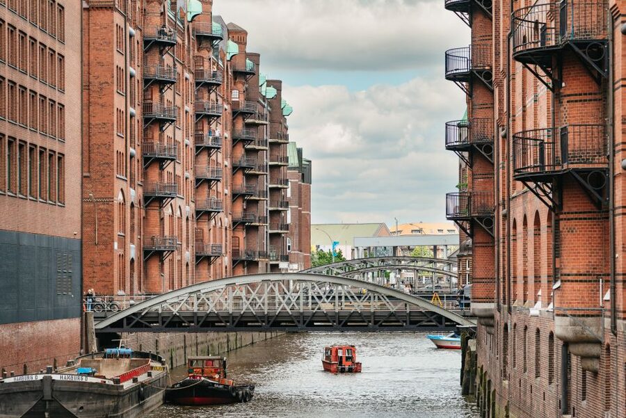Hamburg: Hop-On Hop-Off Bus with Harbor Cruise - Kontorhausviertel and the city center
