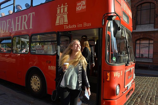 Hamburg Hop-on Hop-off Sightseeing Tour on Red Double Decker Bus - Starting at the harbor or Central Station