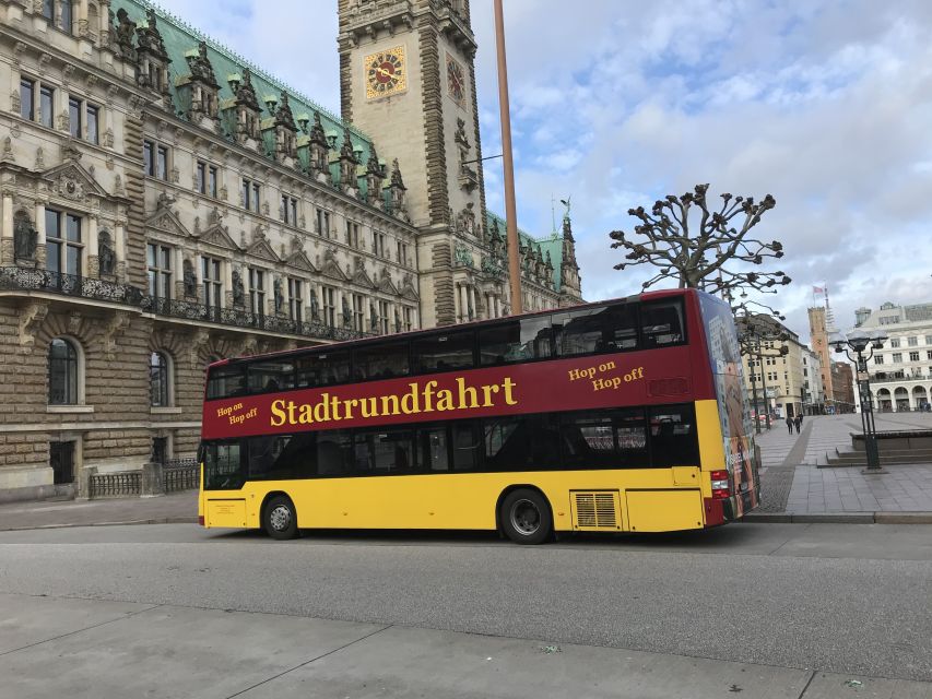 Hamburg: Line C Sightseeing Hop-On Hop-Off Bus Tour - St. Michael’s Church and the harbour