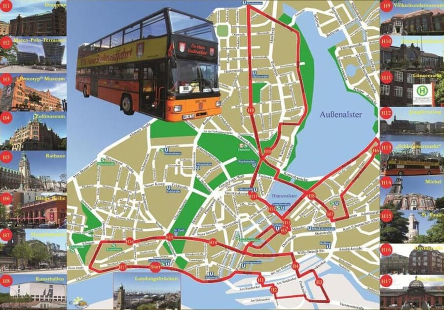 Hamburg : Line G Hop-On Hop-Off Sightseeing Tour - Reeperbahn and Hamburg’s night-time reputation