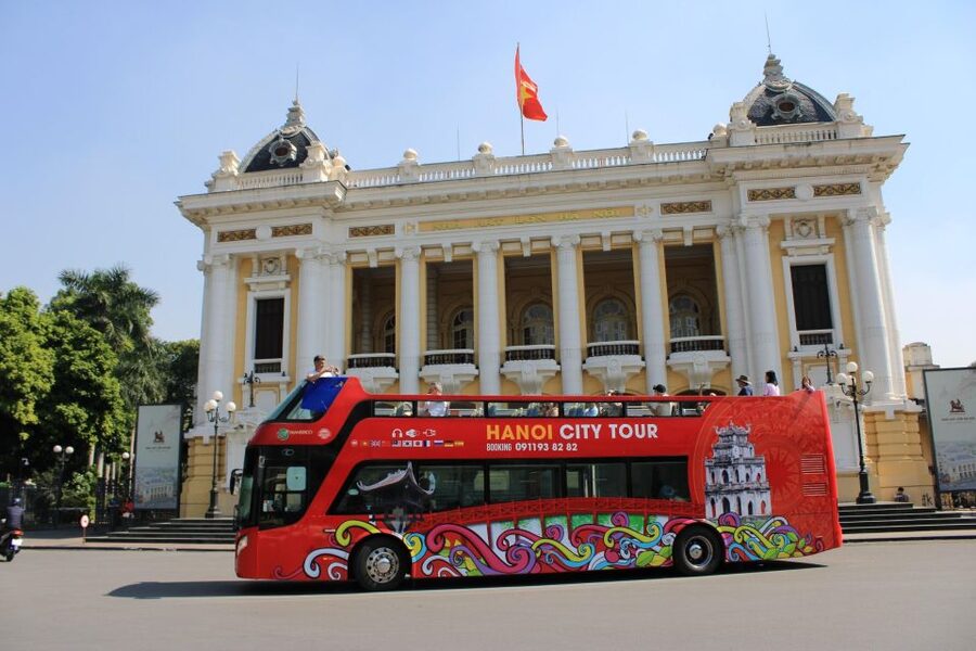 Hanoi: 4 Hour Hop on Hop off Bus Tour - Finding the bus at Hoan Kiem Lake or the Opera House