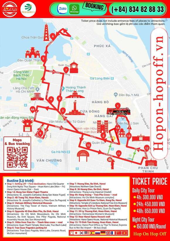 Hanoi: Centuries of Highlights in 1 Hour by Open-Top Bus - Hoan Kiem Lake and the Old Quarter