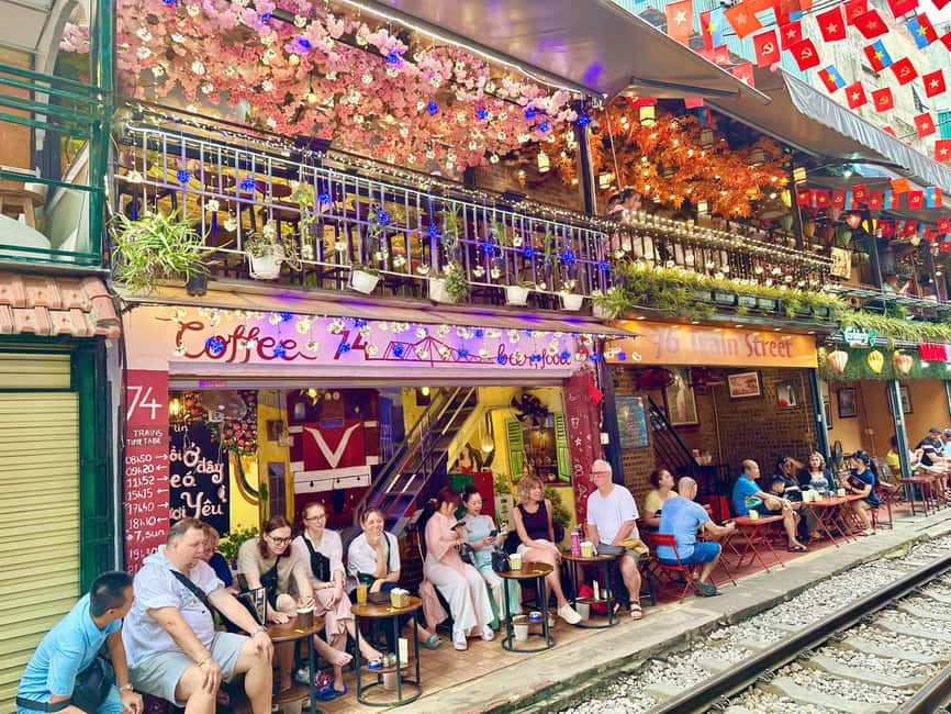 Hanoi City Tour: Bat Trang, Train Street, Lunch & Luxury Bus - Tea beside the Red River closes the afternoon
