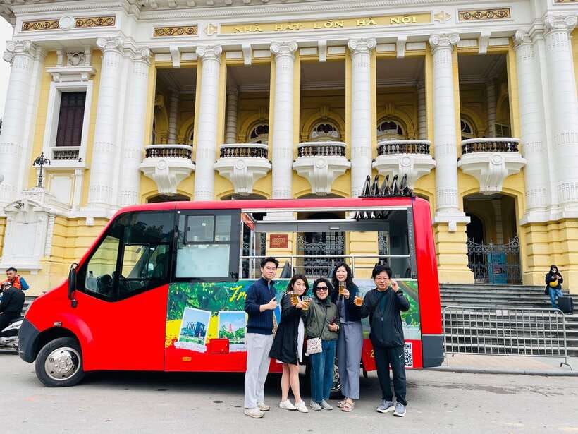 Hanoi Exclusive Craft Beer Bus: Cultural Sightseeing Tour - Starting with banh mi near Hang Da Street