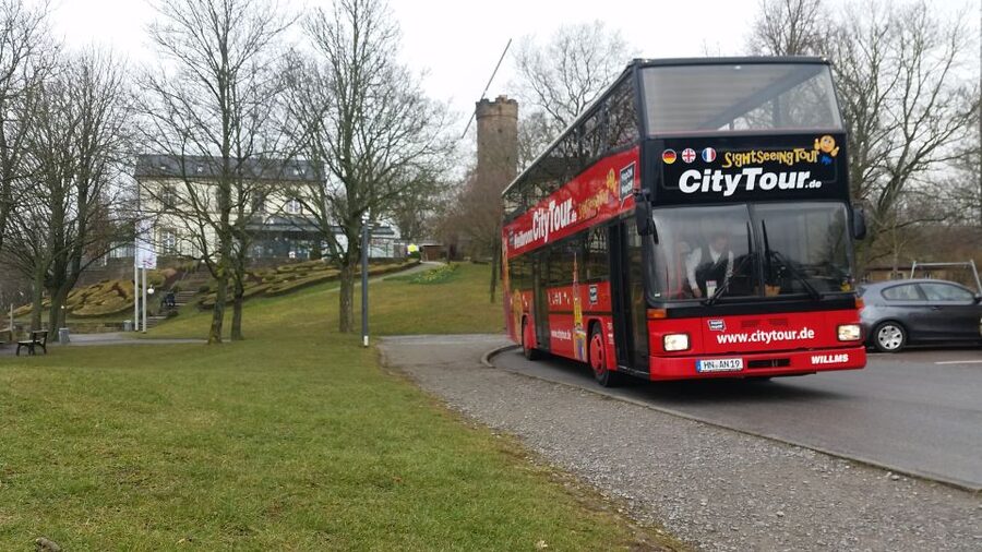 Heilbronn: 24h Hop-on Hop-off City Sightseeing Bus Tour - Seeing Heilbronn from the open-top deck
