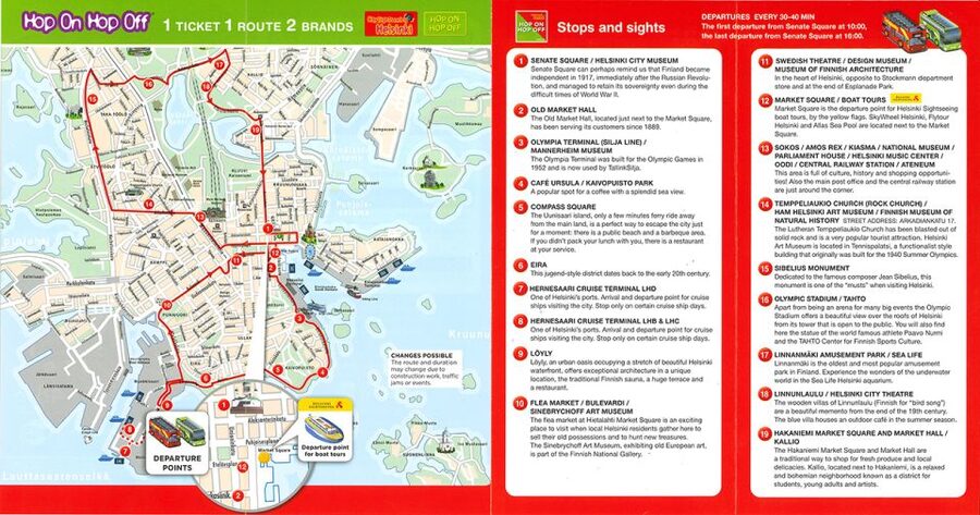 Helsinki by Bus and Boat 24-Hour Combo Ticket - Market Square, the harbor, and the boat departure