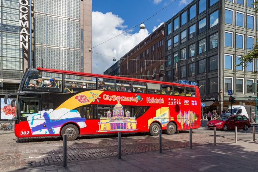 Helsinki: City Sightseeing Hop-On Hop-Off Bus Tour - Löyly and the Flea Market stop