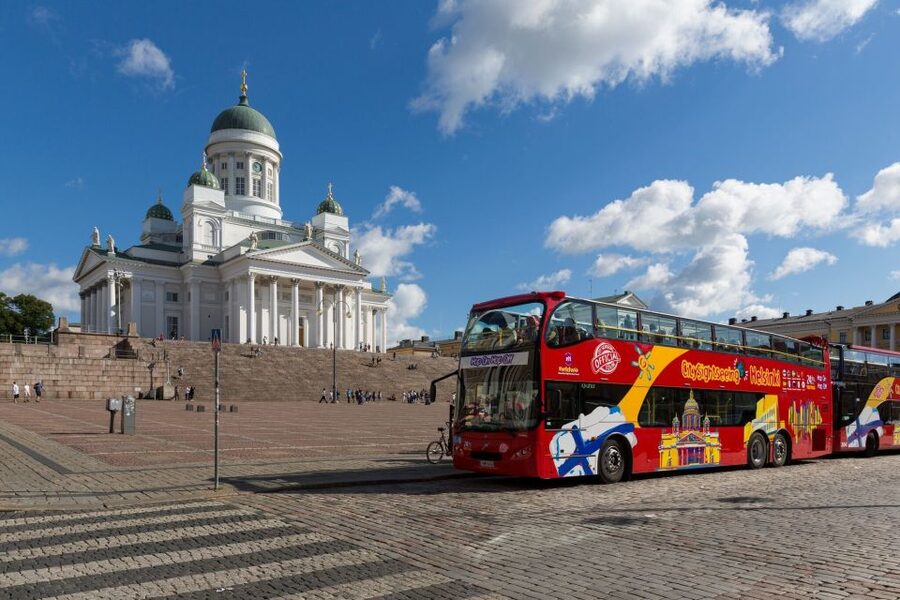 Helsinki: City Sightseeing Hop-On Hop-Off Bus Tour - Design Museum, Market Square, and central museums