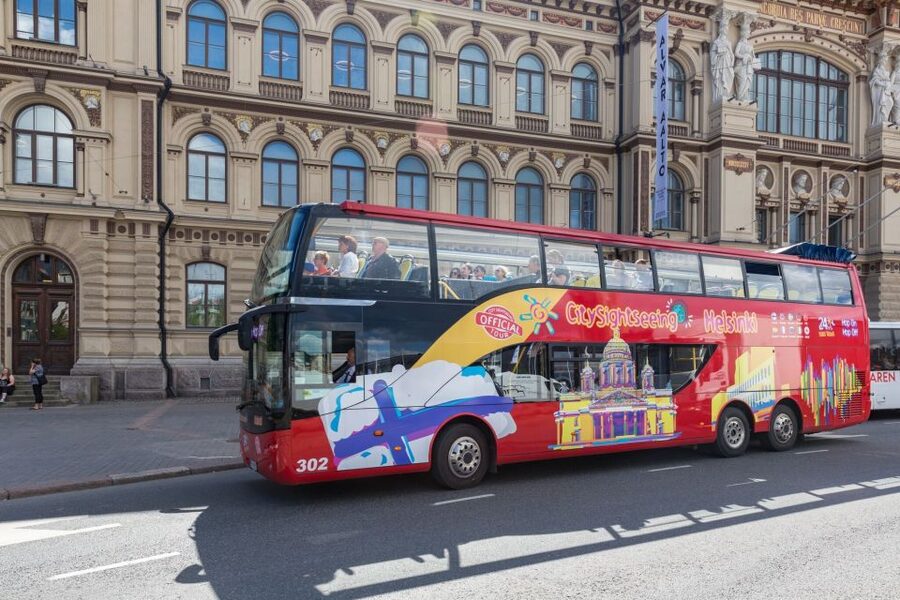 Helsinki: City Sightseeing Hop-On Hop-Off Bus Tour - Olympic Stadium, Linnanmaki, and Hakaniemi