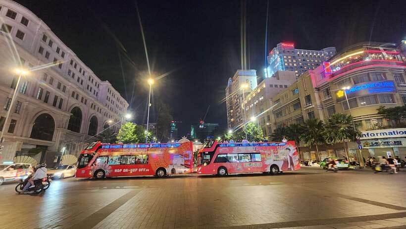 Ho Chi Minh City: Late-Night Open-Top Bus Tour - Bùi Viện and the western side of the center