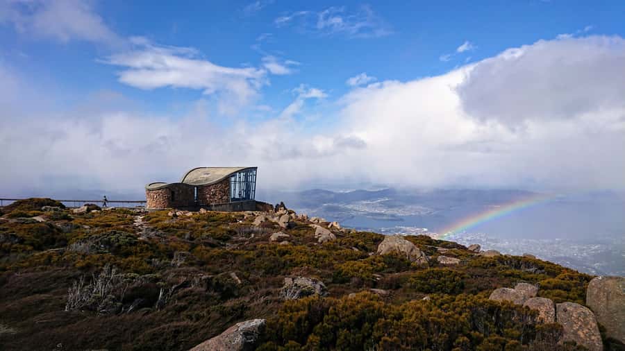 Hobart: kunanyi/Mt Wellington Explorer Bus Pass - Big Bend and the final climb
