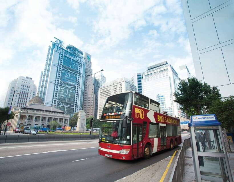 Hong Kong: Big Bus Hop-On Hop-Off Tour & Optional Peak Tram - Start with the big picture from Central