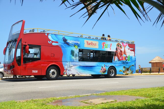 Hop-on Hop-off City Tour Cancun plus Submarine or Bodyboard Experience - Seeing Cancun from the upper deck
