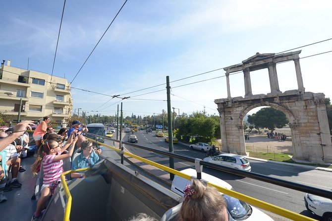 Hop on Hop Off Classic tour of Athens, Piraeus & Beaches - Audio, Wi-Fi, seats, and the upper deck